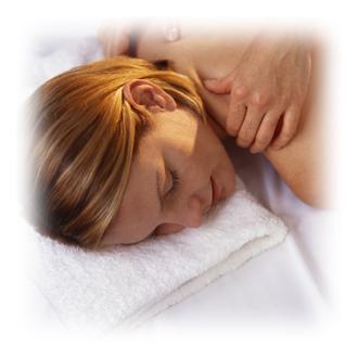 Nacken und Nackenmassge